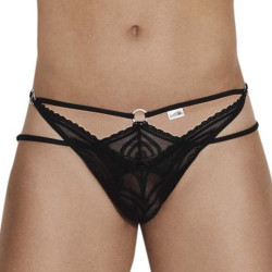CandyMan String Double Lacet Artémis Noir